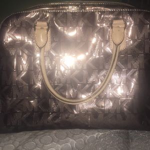 Crome metallic MK bag